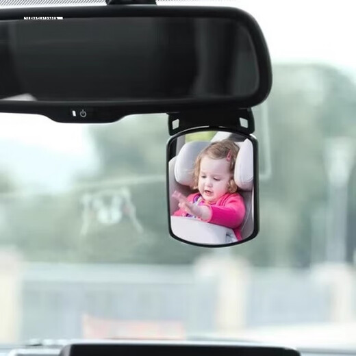 OIMGa Pillar Blind Spot Mirror Car Indoor Baby Rearview Mirror Car Interior Observation Mirror A-pillar Installed Lane Changing Auxiliary Mirror Suction Cup Blind Spot Interior Rearview Mirror Sticky (One Price)