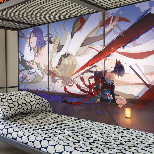 Karora Naruto mobile game poster wall sticker Uchiha Madara Obito Akatsuki organized dormitory bedroom self-adhesive painting FY(PP)1463 width 60cm-height 30cm