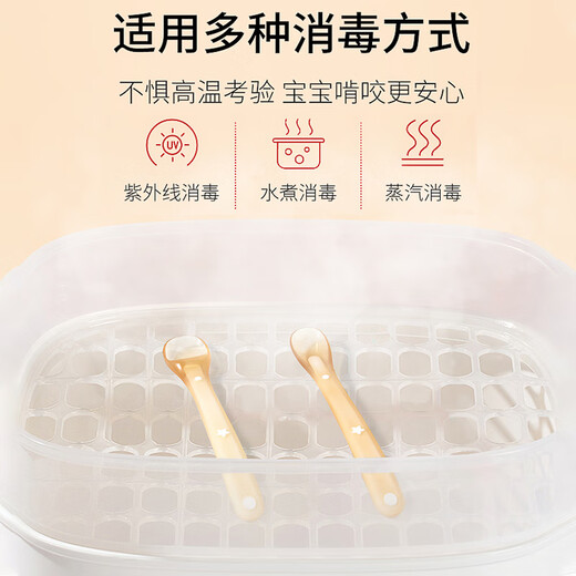 葆氏新生婴儿勺子硅胶软勺宝宝辅食勺初生儿喂养勺子【2个装】软头勺