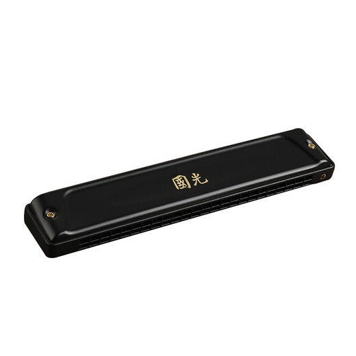 Guoguang 24-луночный полифонный C-Tune Zodiac Harmonica-Long (импортный гон, инструкции по выдуванию) Афины черные