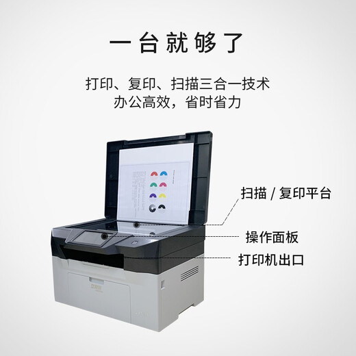 
Lisichen (LANXUM) A4 black and white multi-functional all-in-one GA7220n, printing/scanning/copying, network printing [three years] equipment