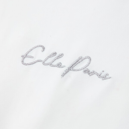 ELLE KIDS children's clothing French preppy style soft velvet waist shirt girls autumn and winter versatile base shirt white 120 (110/120)