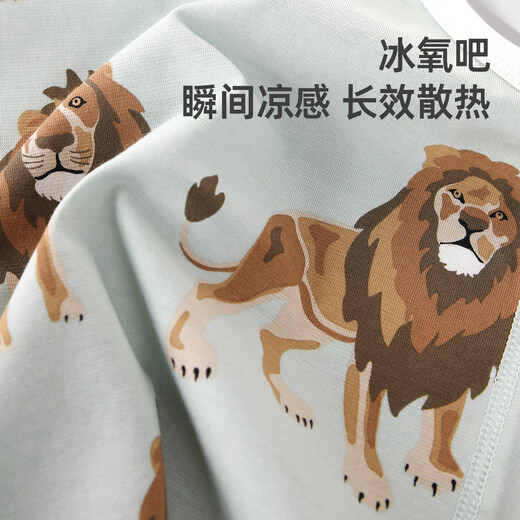 巴厘小猪宝宝背心夏季无袖薄款婴儿衣服男童T恤女童休闲夏款儿童无袖上衣 梦幻仙鹿 90 cm