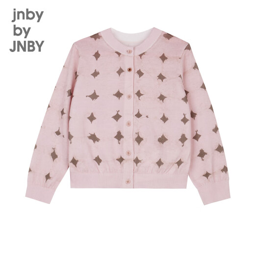 jnby by JNBY江南布衣童装秋外套开衫毛衣外套轻便舒适男女童儿童1N7313520 690杂粉 120 cm