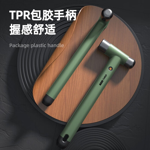 Deli ball peen hammer home series installation hammer iron hammer steel hammer integrated hammer iron nail hammer 8OZ German design 8OZ round peen hammer HT7008L (green)