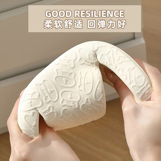 Bermuda Bear children's slippers for boys and girls summer new indoor home parent-child family of three children's anti-slip slippers purple 34-35 regular size