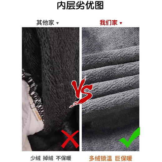 Bear Commander Jeans für Frauen im Frühling und Herbst und Winter Neue lose und komplett und vlies-Fleece-verdickte geradlinige Weitbeins Casual Hosen 679-1 Blaues Grau plus Fleece hohe Qualität 39,5 27 L 112-1jin [Jin entspricht 0,5 kg]
