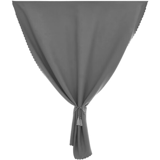 Yilian youpin sett velcro vollständig Blackout Vorhangtuch ohne Stanzinstallation Neues Schlafzimmer Aufkleber Einfacher selbstklebender Sonnenschild Thermalisolierung Vorhang Dunkelgrau Breite 1,5 Meter hoch 1,5 Meter pro Stück