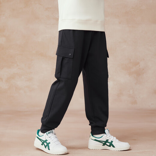 亚瑟士（asics）童装男女童工装长裤运动弹力透气时尚2025年春331251083066