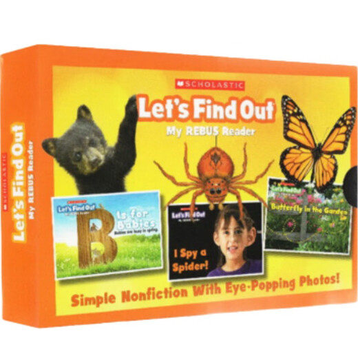 【开口神器】Let's Find Out Readers 1级别 24册 英语启蒙分级阅读读物 儿童自然科普英文绘本分级阅读 0-6岁美国学乐出版社