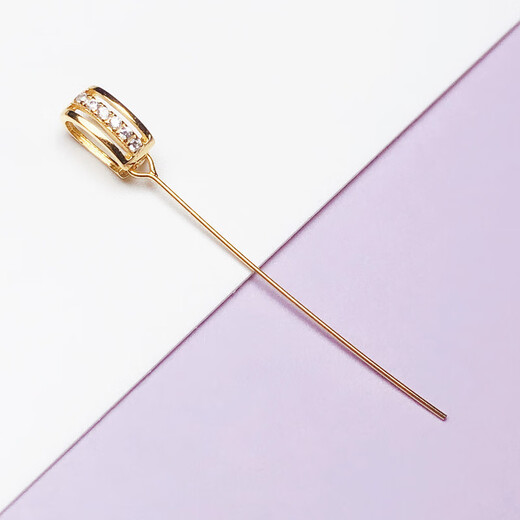 Pt950 platinum pendant buckle melon seed buckle head crooked hole oblique hole jade silver buckle jade buckle head men and women 9 white gold