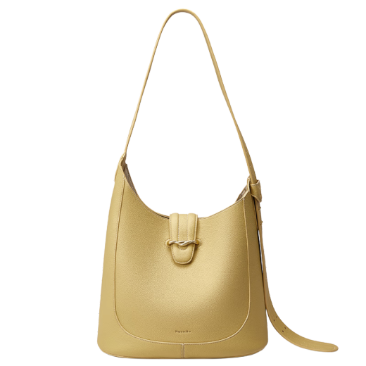 Nucelle Nueva Zhilan [900 puntos + 99 yuan Redención] 2025 NUEVA BOCKET BACKET, Color aleatorio, Ginger Grass Yellow [Versión grande] Regalo de cumpleaños de la marca de alta gama para novia y esposa