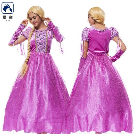 Tragen von Fisch Halloween Erwachsener Kostüm Cinderella Ice Snow Anna Schneekleid Hexen Maskerade Kleid 2025 9719 Aschenputtel s