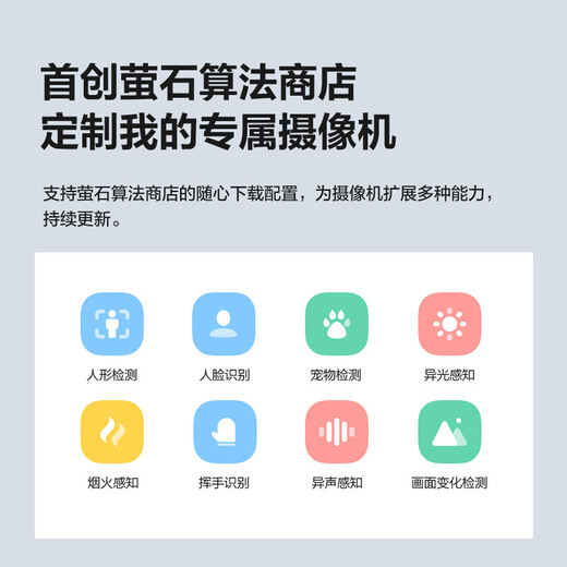 Fluorite C6 Network Camera 4 Millionen Jiqing Home Überwachungskamera Pokemon-Kamera Intelligente Tracking von Zwei-Wege-Sprach-Pet-Erkennung Babypflegegerät