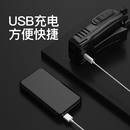 宝锋（BAOFENG）【双台价】BF-888S 对讲机 商务版升级双充版plus大功率远距离 TYPE-C USB直充商用办公户外手台