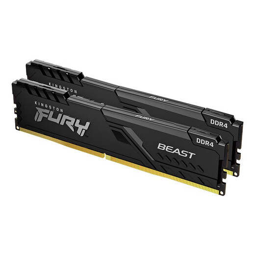 Kingston memory stick DDR4 3200 2666 3600 Beast beast series FURY 4th generation desktop computer memory stick DDR4 2666-Beast gaming vest 16GB 1 stick single-16G