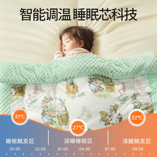 Moer Rabbit Baby Quilt Children's Bean Dog Couverture printemps et style d'automne Bénéres de chiens de bébé Clip de sieste