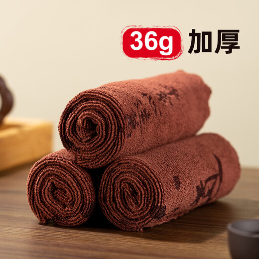 YIJUKE 36g thickened tea towel, tea cloth, tea set accessories, tea table rag, tea mat, tea table cloth, tea tablecloth, absorbent and wiping pot, 36g thickened tea towel*4 pieces