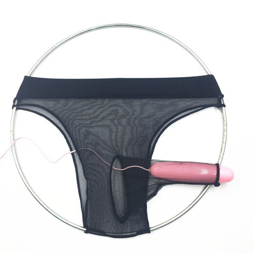 Fully transparent men's underwear, triangle stockings with thong, low waist, thin briefs for men, sexy, large stretch stockings, shorts, black open style