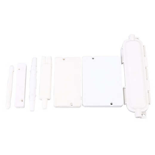 Kolushi square leather cable protection box heat shrink tube protection box fiber protection box fiber fusion splicing box leather cable protection box FTTH fiber optic home bare wire hot melt tool can open closed protection box (one in and one out) 1