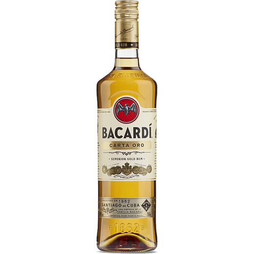 百加得百加得(Bacardi) 洋酒白朗姆莫吉托 基酒调酒 烘焙750ml 年货送礼 750mL 1瓶 金