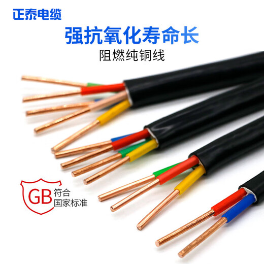 Chint YJV câble spécial de pile de chargement 3*6 45 noyau 4 6 1016 mètre carré Chint 7KW triphasé nouvelle énergie norme nationale inspection 3*6 carré (1 mètre)