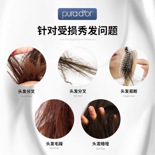 Purador Purador Anti-zerstruktes Haarwachstum Shampoo 473ml Roségold Haare haarthaarige Kopfhaut Shampoo aus den USA importiert