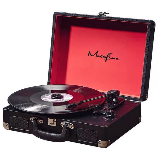 SONY applicable retro gramophone portable LP vinyl record player antique old-fashioned record player 3D stereo Bluetooth audio plug-in upgrade + stylus sound quality upgrade