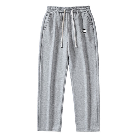 Big mouth monkey (paul frank) American trendy brand sports casual pants for men spring and autumn new loose trendy pants men's straight drape wide leg trousers 206 gray official authentic 2XL recommended 150-180Jin Jin equals 0.5 kg