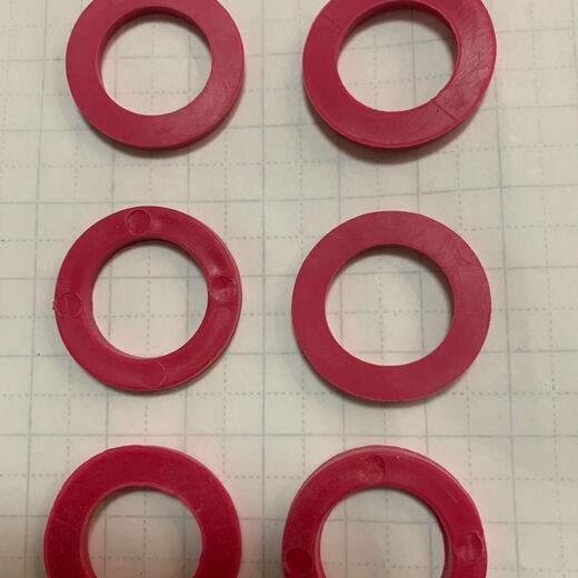 Maixiu rice steamer electric heating tube seal gasket steamer rice steamer steamer cabinet rubber ring rubber gasket seal gasket red 6 pcs