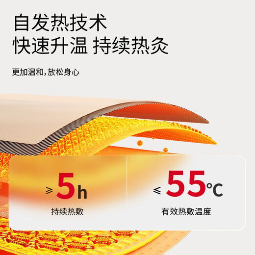 元气地带蕲艾艾草贴5片/盒腰椎颈部全身贴肩颈艾草精油蒸汽热敷发热贴1盒