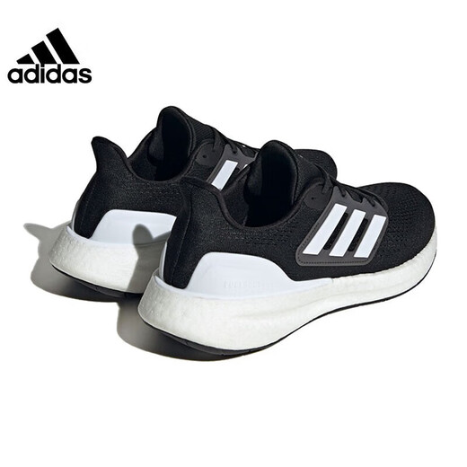 Adidas lauft Männerschuhe PureBoost Schock absorbieren atmungsaktive Low Top Leichtes Training Sportschuhe Herren-Popcorn-Laufschuhe If4839-Black/Weiß 40 [Vorgeschlagene Fußlänge 24,5 cm]