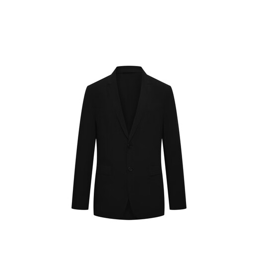 
Biemlfdlkk [Lightweight and comfortable] Spring and summer men's casual commuting and easy to take care of windproof light business suit jacket workplace outfit 07 black L /105