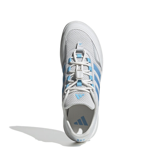 ADIDAS阿迪达斯溯溪鞋官方正品男鞋女鞋夏季新款户外涉水鞋运动休闲鞋 符点灰/蓝JH9758 40.5