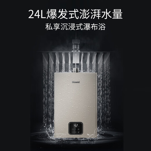 Rinnai Blue Whale 24L gas water heater, state subsidy, zero cold water, large water volume 24GD61R (JSQ47-GD61R)