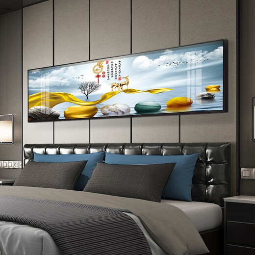 MO Peinture Lulin moderne Décoration de chambre à coucher simple moderne peinture chaude romantique peinture hôtel hôtel b & b chambre peinture peinture de fond peinture mur
