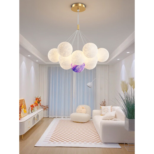 Yingtang Living Room Restaurant Restaurant Nordic Cream Style Bubble Bubble люстра детская комната.