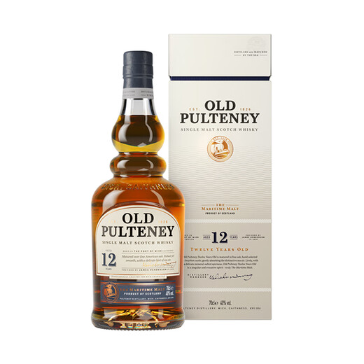 Old Pulterior Old Pulterior Scotch Single Malt 12 Years Whiskey Foreign Liquor Original Bottle Imported Pulterior 12 Years 700mL 1 Bottle
