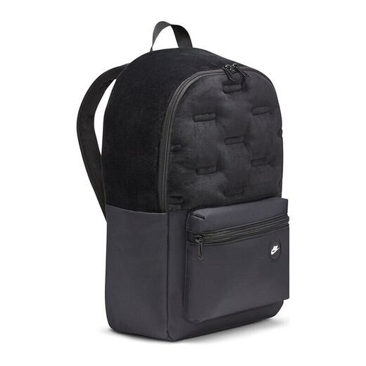 Nike (Nike) Männer und Frauen Rucksack Samt Logo Logo Logo Modestudent Schoolbag Computerbeutel Rucksack DB3892-010 Schwarz DB3892-010 Single Size