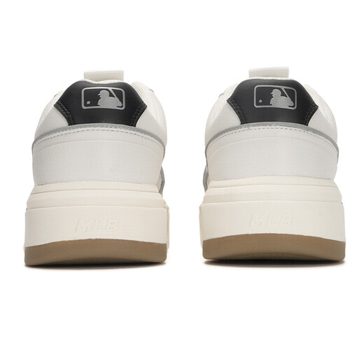 Major League Baseball (MLB) shoes for men and women, NY New York Yankees baseball sports thick soles, increased breathability, low-top sneakers, casual shoes for seniors 3ASXCA12N-50WHS/recommended to go up half a size 41 260/one size smaller