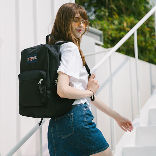 Jansport Jasper rackpack Мужская рюкзак школьная сумка школьная сумка для студентов студенческого кампуса компьютерная сумка 47lw008 Jazz Black