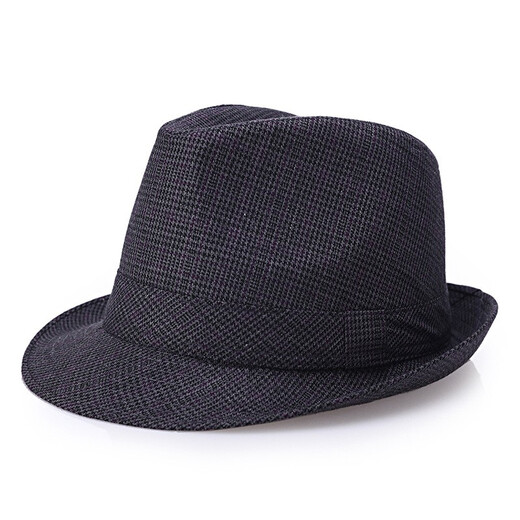 Changyin Summer summer cool hat men's hat top hat sun hat linen jazz hat spring and autumn linen beige slightly small 57 cm