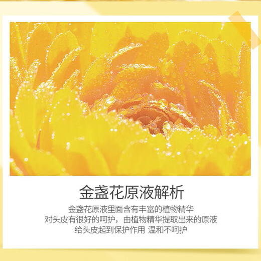 Diffina Calendula Repair Dommage shampooing 680 ml Liste d'or de la pâte de cheveux douce et nourrissante.