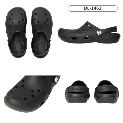 DAIWA DL-1461 Anti-slip Crocs Fishing Shoes Deck Sandals Slippers Outdoor Leisure Summer DL-1461 Light Gray M(40-41)