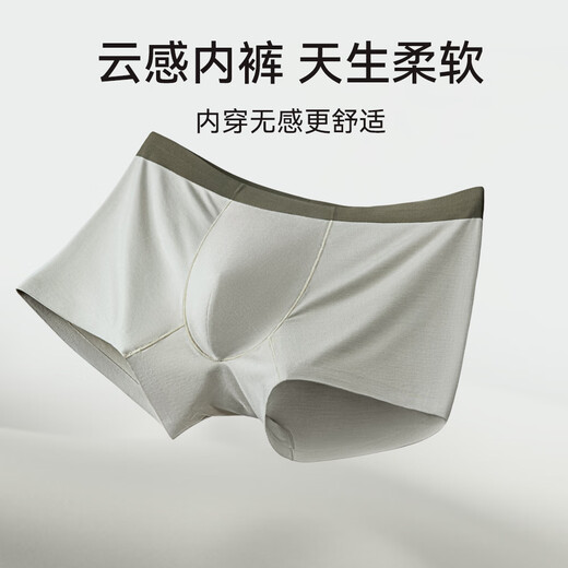 
SecretWorld underwear men's modal ice silk large size pants high-end mulberry silk four corners flat corner ultra-thin nude feeling boys' pants