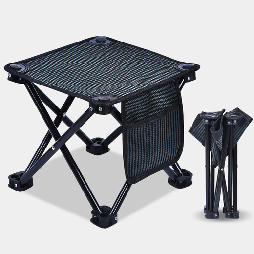 Zhenyou (Grsaed) folding chair folding Mazar outdoor fishing chair sketching chair picnic travel subway portable chair with storage bag stripes