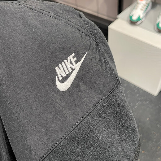 Nike (nike) толстовка мужская весна и осенняя куртка флисовая теплая спортивная одежда модная круглая шея повседневная пуловер DD4855-010 Black 2xl