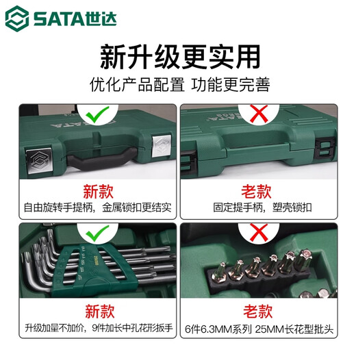 Star Star Tools 09509 Set 56-piece Auto Repair Tool Set Socket Combination Ratchet Mid-fly Wrench Maintenance Vehicle 09509/56-piece Combination Set