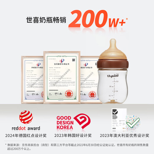 Shixi Botella anti-Flatante recién nacida 0-1 mes IMITACIÓN DE IMITORA DEL BABINA PRUEBA DE MÁS BACÁNICA 160 ml