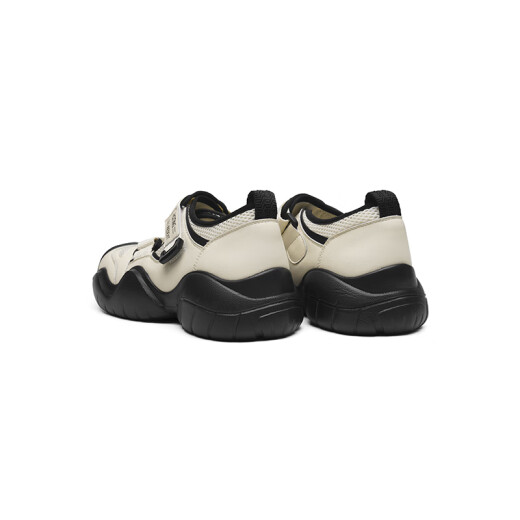Red Dragonfly Women's Shoes Spring New Outdoor Baotou Leisure Beach Sports Women's Casual Shoes Shuxi Shoes WCB14113 Rice Black 38